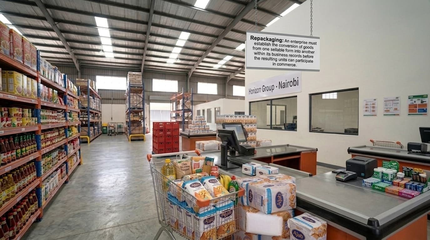 Repackaging changes the form of stock without creating its source from nothing.